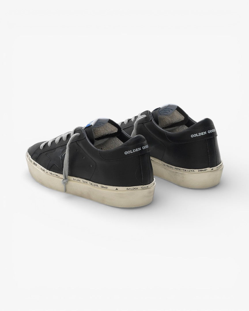 Golden Goose Hi-Star Sneakers Calf Leather 24-Carat Gold Leaf Branding