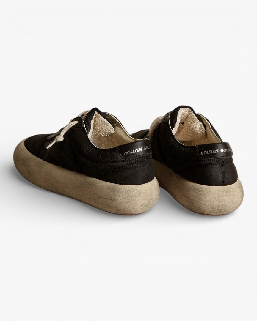 Golden Goose Space Star Black Nylon Sneakers
