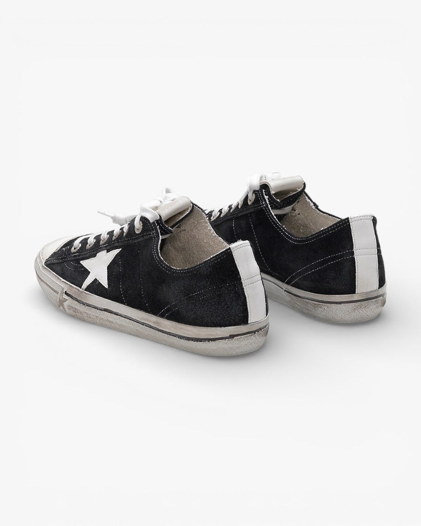 Golden Goose V STAR 2 Calf Suede Leather Star Sneakers