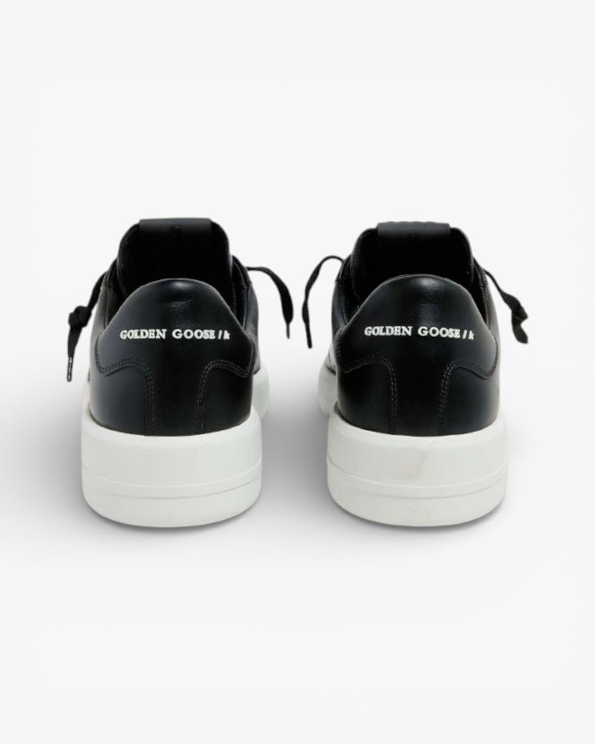 Golden Goose Purestar Black Leather Sneakers