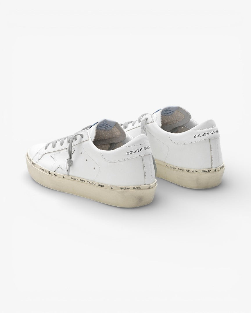 Golden Goose Hi-Star Sneakers Calf Leather 24-Carat Gold Leaf Branding