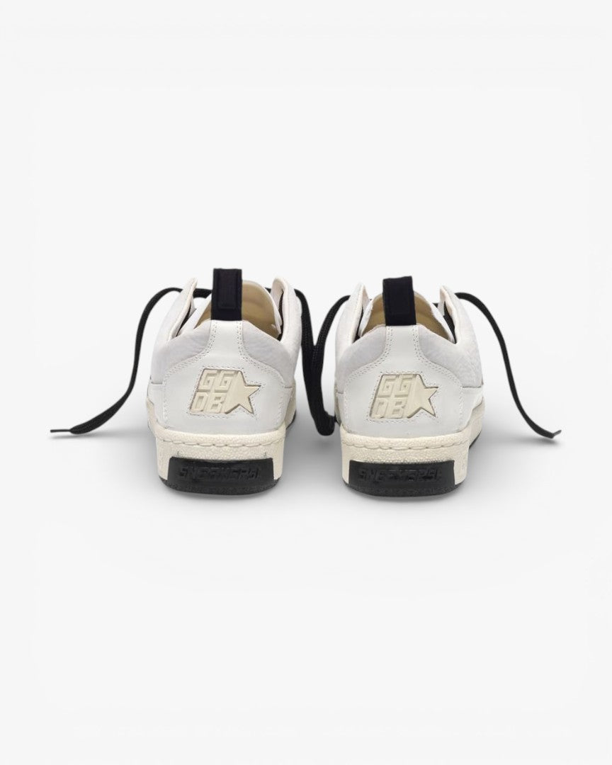 Golden Goose Yeah White Leather Sneakers Silver Star