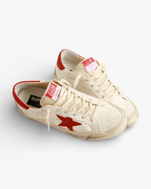 Golden Goose Super‑Star LTD Sneakers Nappa Red Star