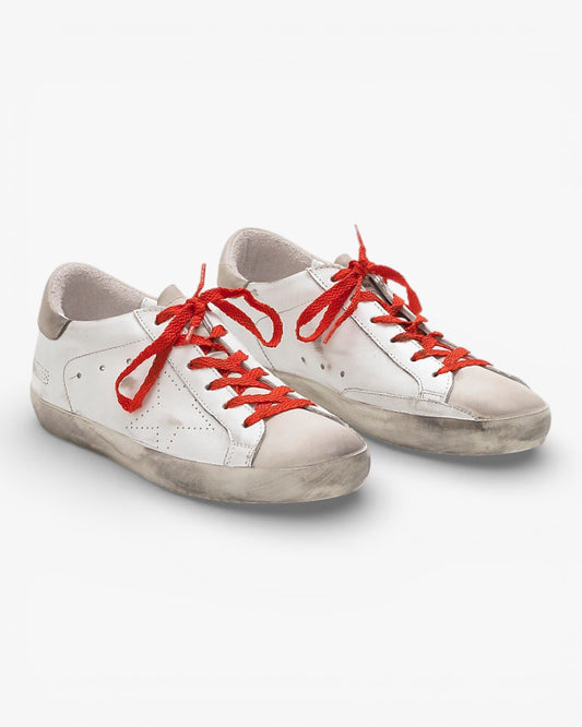 Golden Goose SUPERSTAR Sneakers G30WS590 Calf Leather Openwork Star