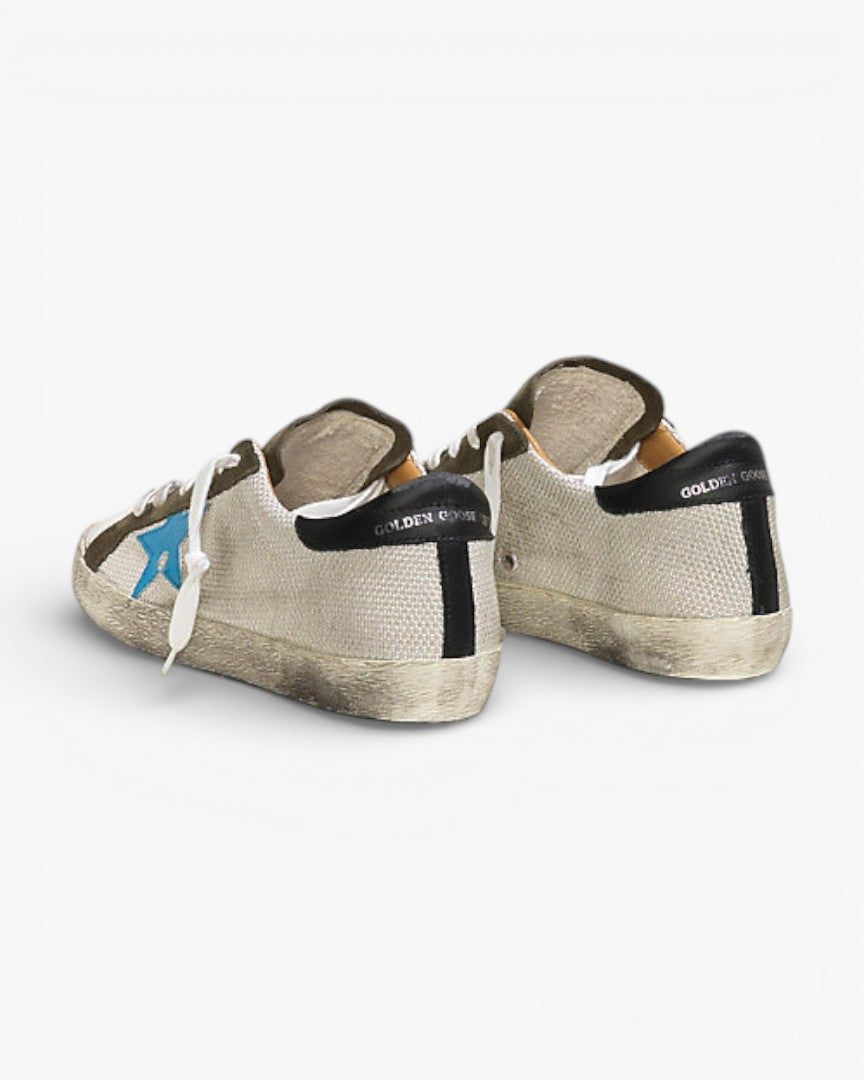 Golden Goose Super-Star Sneakers with Silver Leather Star