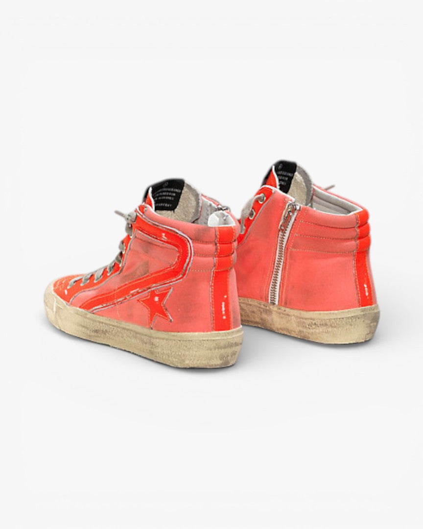 Golden Goose Archive Slide Sneakers Canvas Cotone Pelle Star