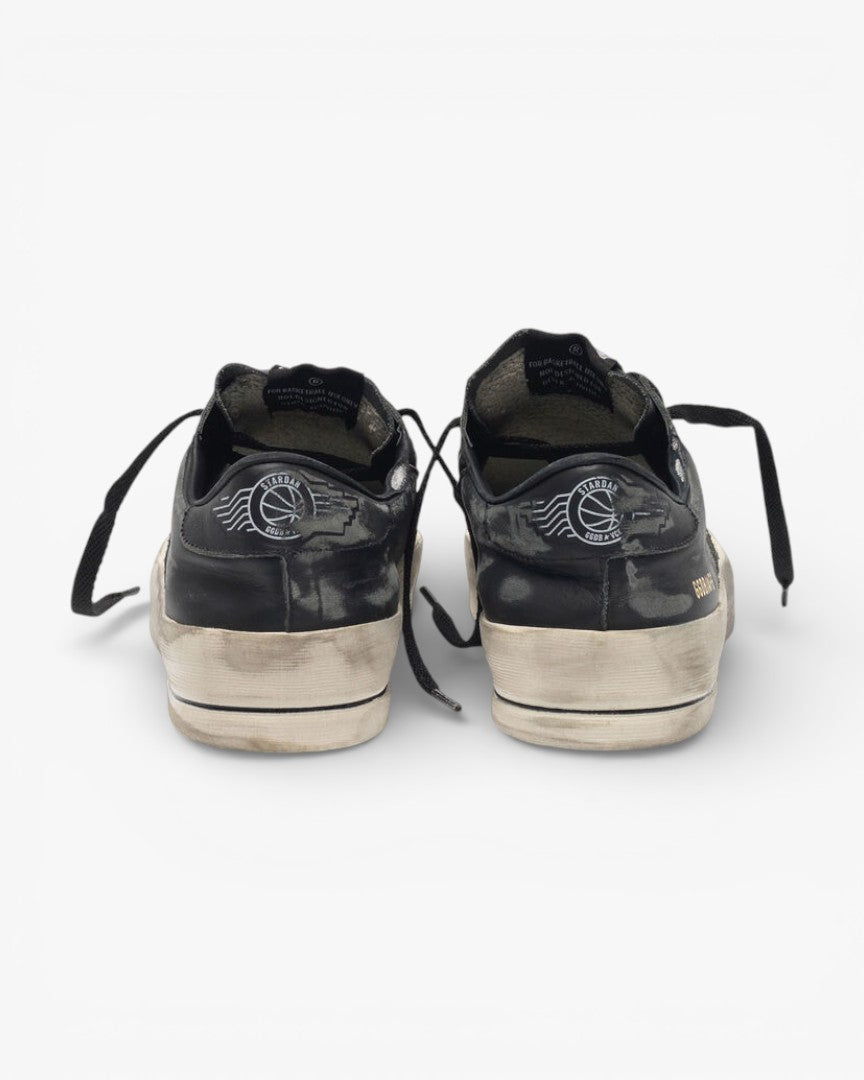 Golden Goose Black Leather Stardan LTD Sneakers