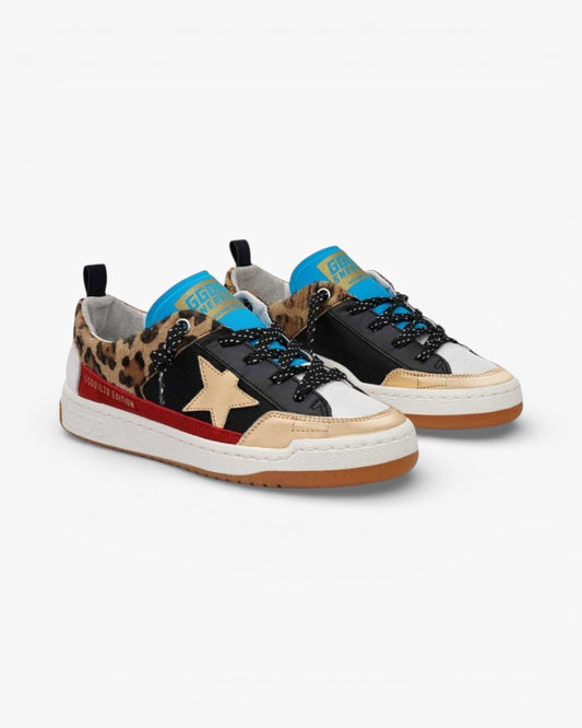 Golden Goose Yeah White Leather Sneakers Pastel Star