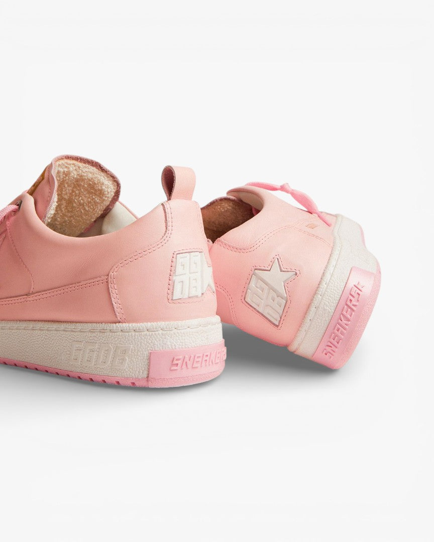 Golden Goose Yeah Pale Pink Leather Sneakers