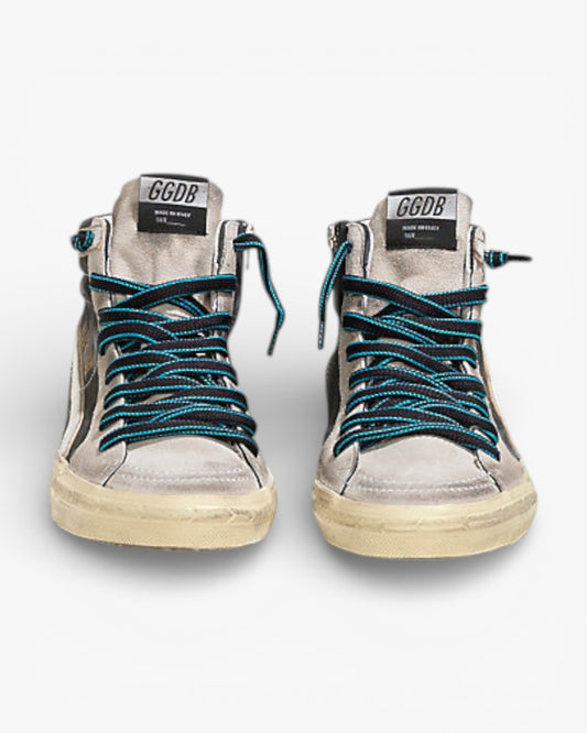 Golden Goose SLIDE Sneakers Leather Leather Star