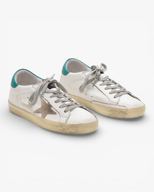 Golden Goose Superstar Sneakers Calf Leather Suede Star