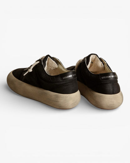 Golden Goose Space Star Black Nylon Sneakers