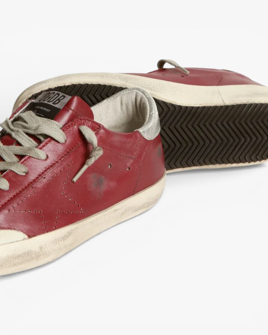 Golden Goose Superstar Sneakers Nappa Leather Perforated Star