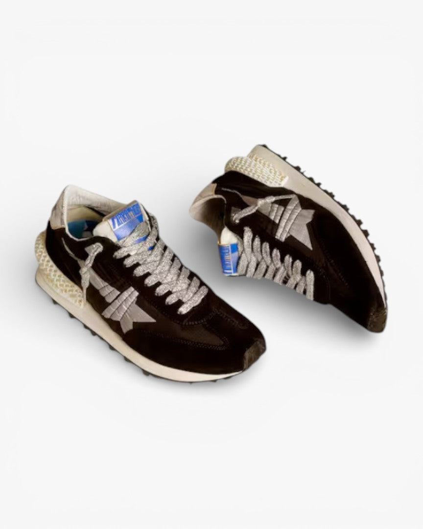 Golden Goose Marathon Sneakers with Contrasting Star Detail