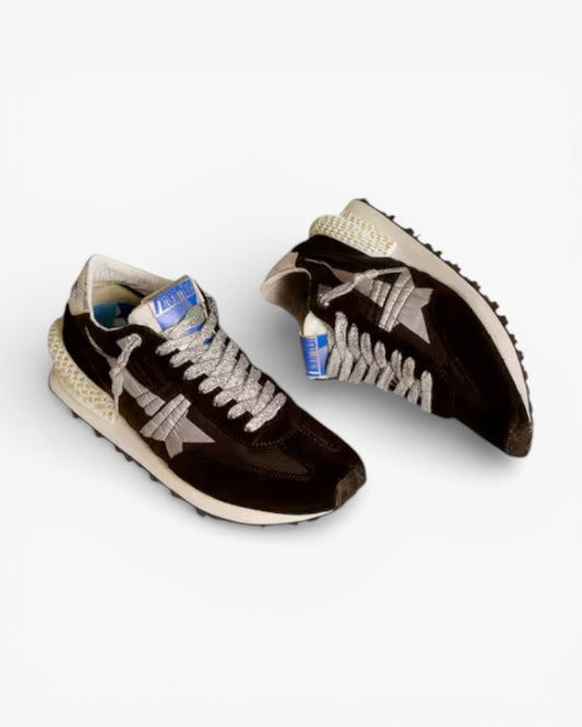 Golden Goose Marathon Sneakers with Contrasting Star Detail