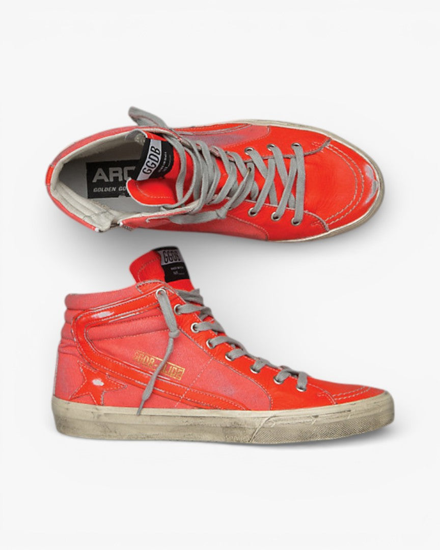 Golden Goose Archive Slide Sneakers Canvas Cotone Pelle Star