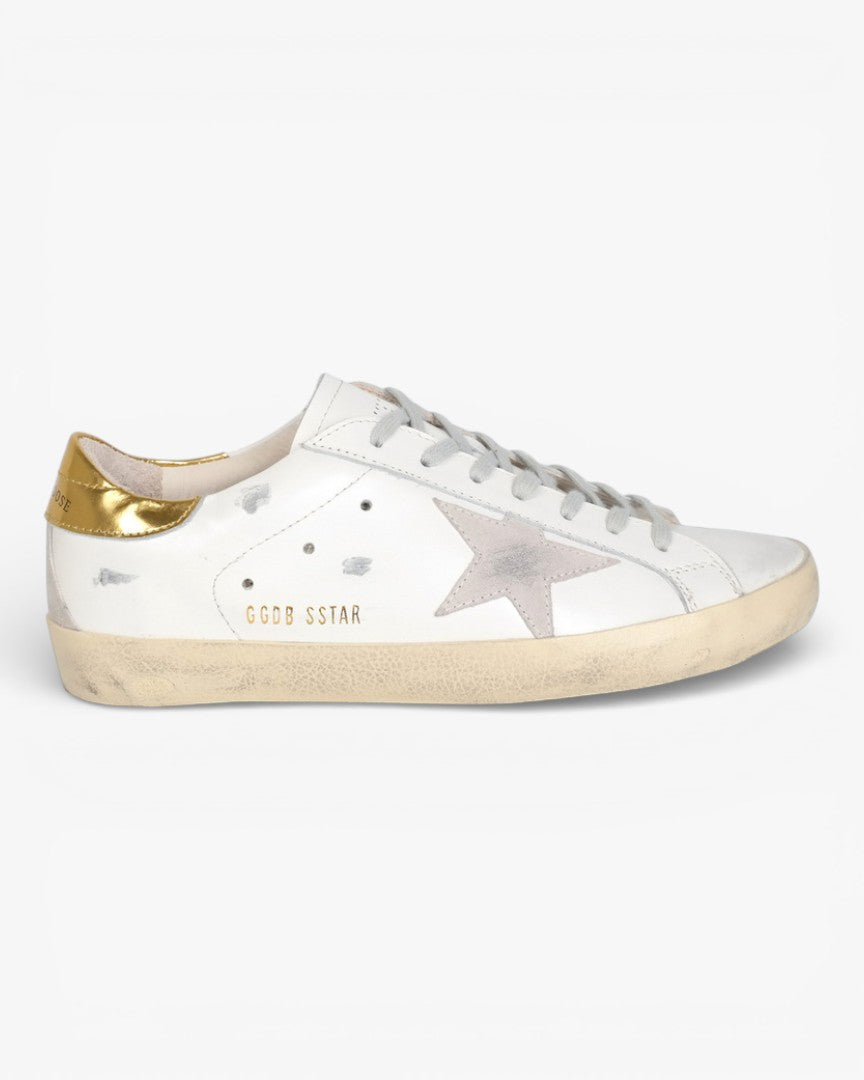 Golden Goose Whitegold Handcrafted Custom Couple Sneakers