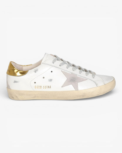 Golden Goose Whitegold Handcrafted Custom Couple Sneakers