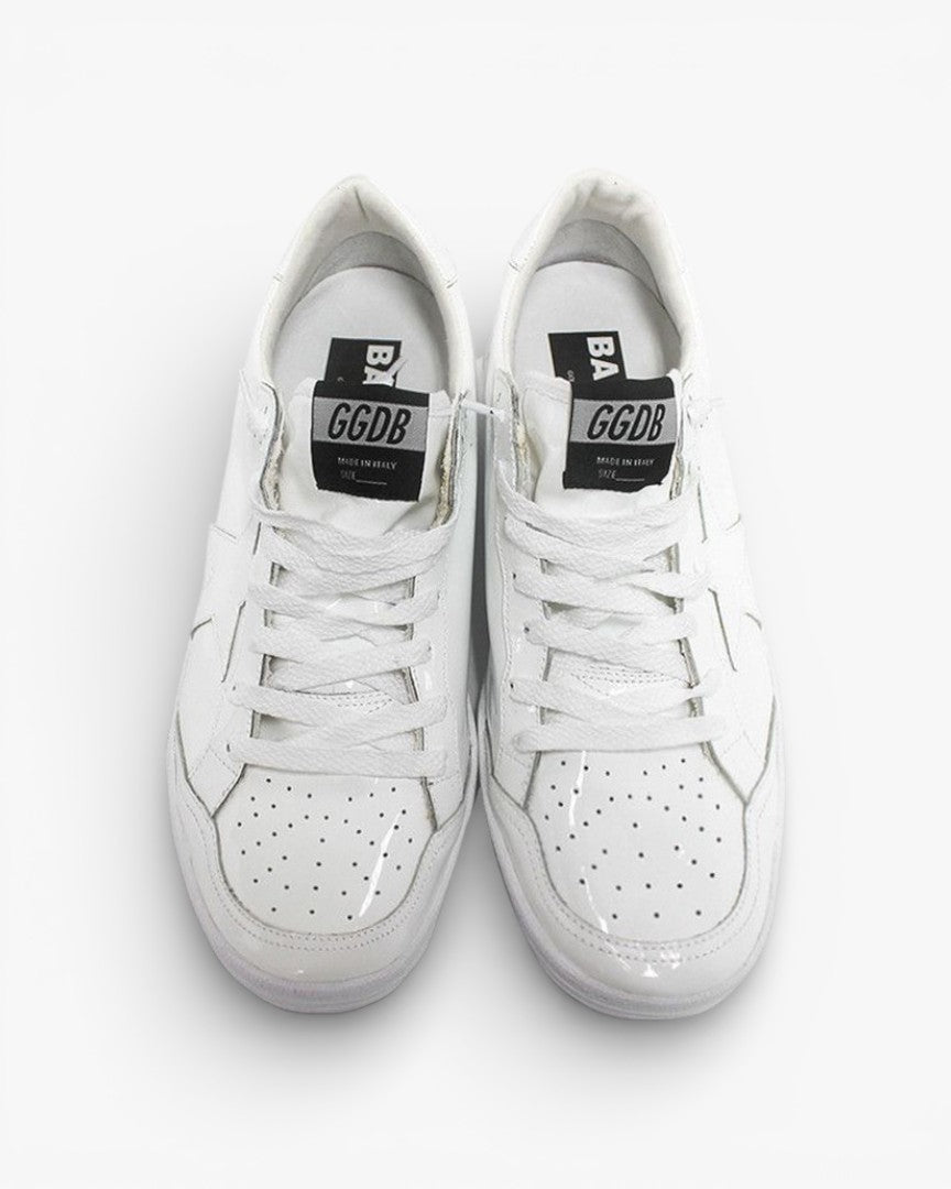 Golden Goose Two‑Tone Sole Solid Luxury Sneakers