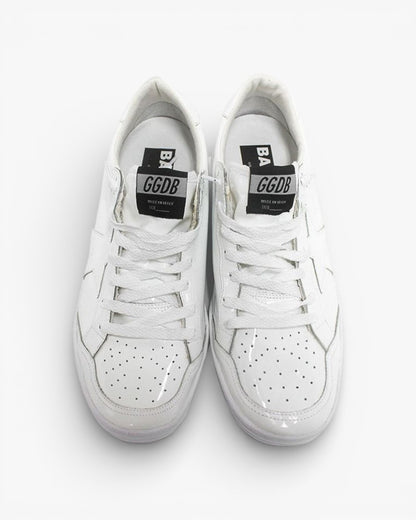 Golden Goose Two‑Tone Sole Solid Luxury Sneakers