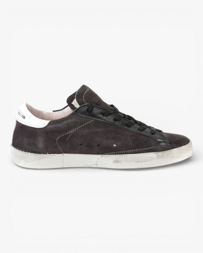Golden Goose Superstar Brown White Handcrafted Custom Couple Sneakers