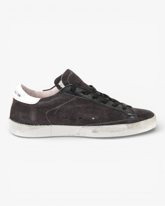 Golden Goose Superstar Brown White Handcrafted Custom Couple Sneakers