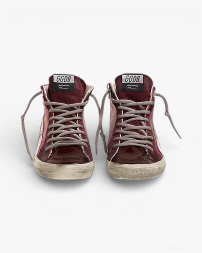 Golden Goose Slide Sneakers Pelle Star Pink Shades
