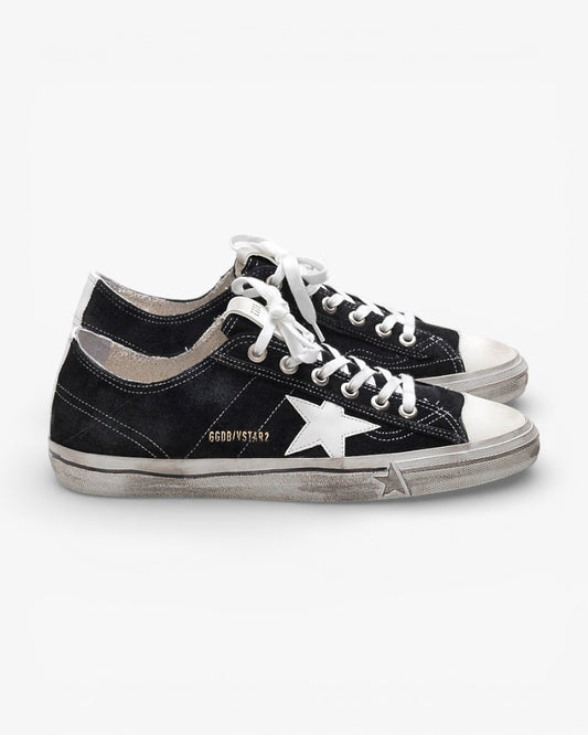 Golden Goose V STAR 2 Calf Suede Leather Star Sneakers