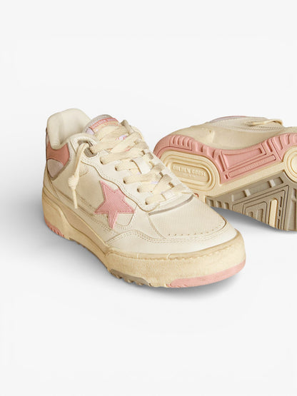 Golden Goose Ball Star Black and White Leather Sneakers