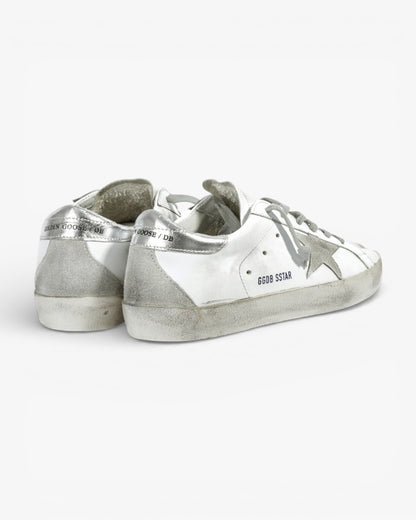 Golden Goose Superstar GGDB 15 All-White Casual Low-Top Sneakers Men’s