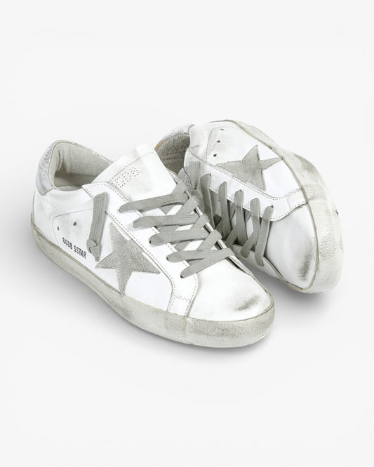 Golden Goose Superstar GGDB 15 All-White Casual Low-Top Sneakers Men’s