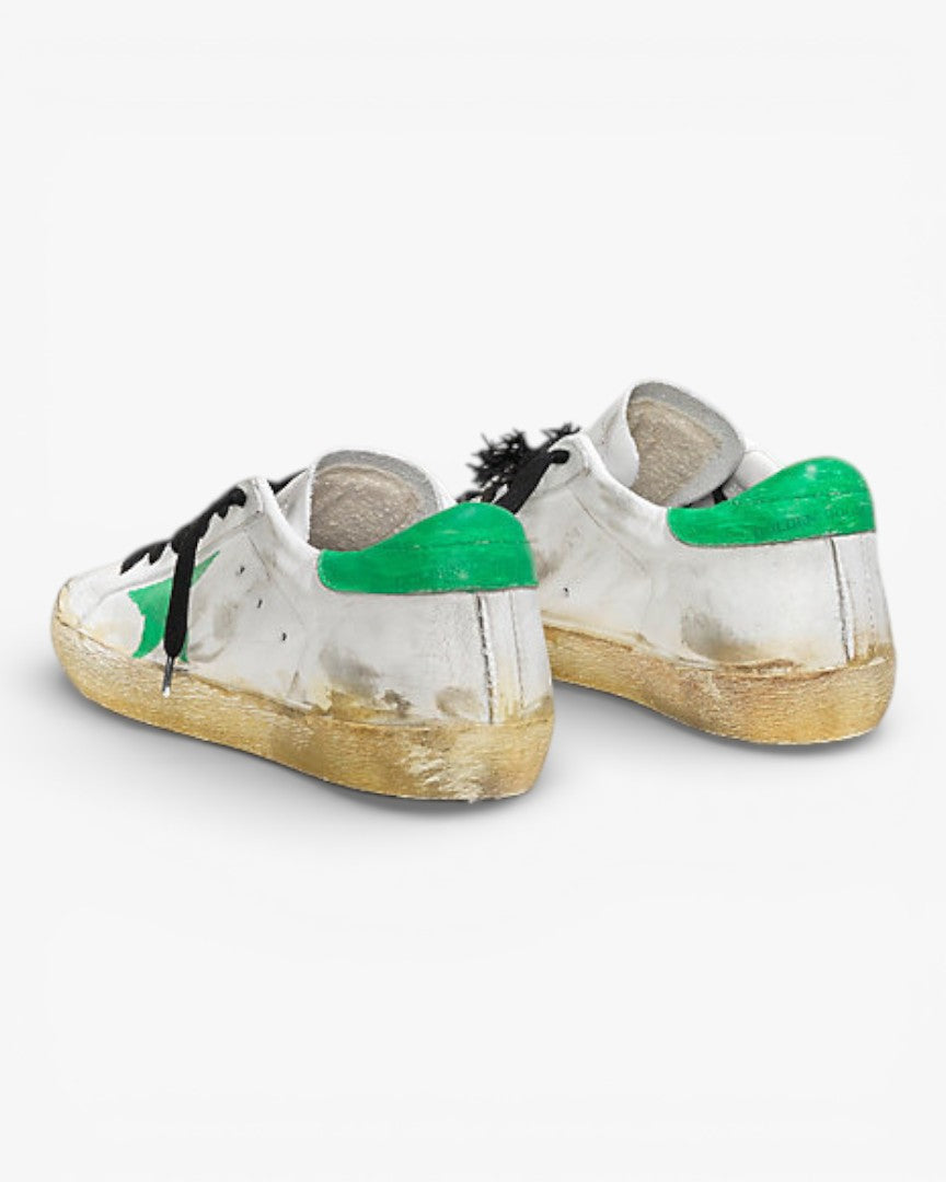 Golden Goose Super‑Star Sneakers White Perforated Star