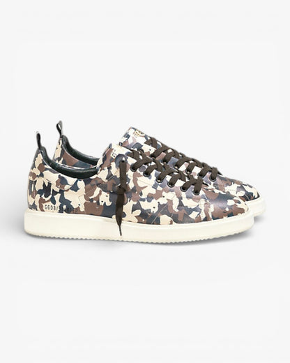 Golden Goose Camouflage Calf Leather Starter Sneakers