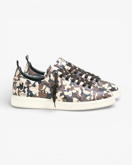 Golden Goose Camouflage Calf Leather Starter Sneakers