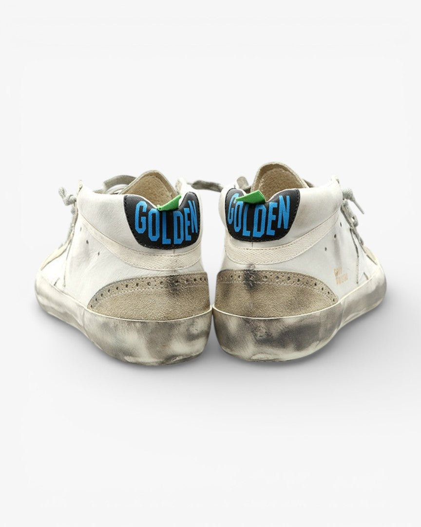Golden Goose MID STAR White Handcrafted Sneakers High-End Custom Couples Size 34-46