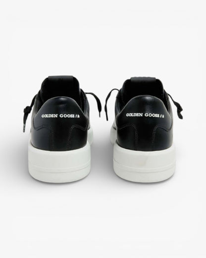 Golden Goose Purestar Black Leather Sneakers