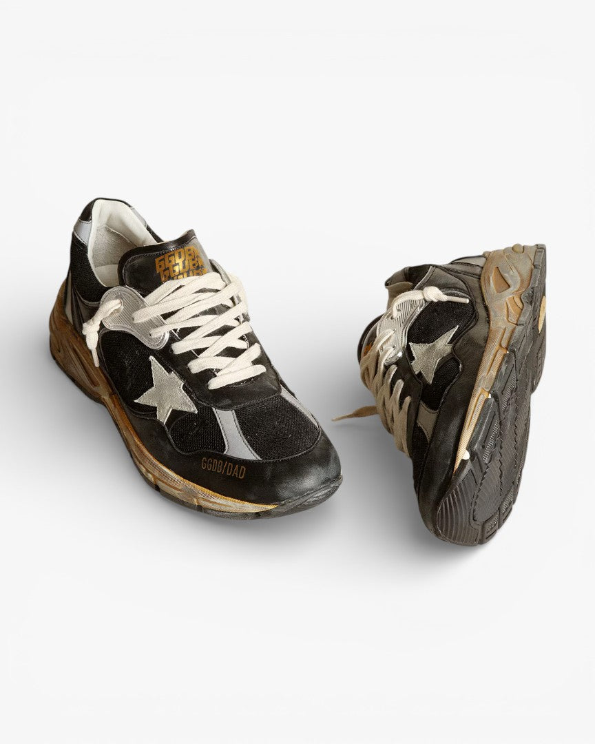 Golden Goose Running Star Black Grey Sneakers