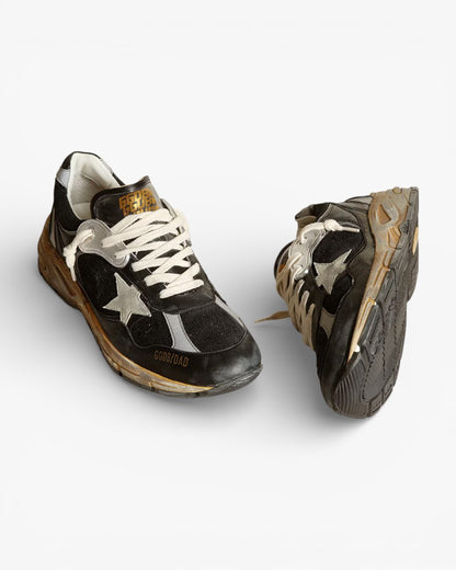 Golden Goose Running Star Black Grey Sneakers