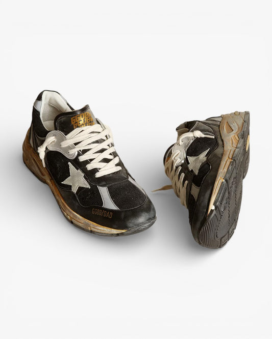 Golden Goose Running Star Black Grey Sneakers