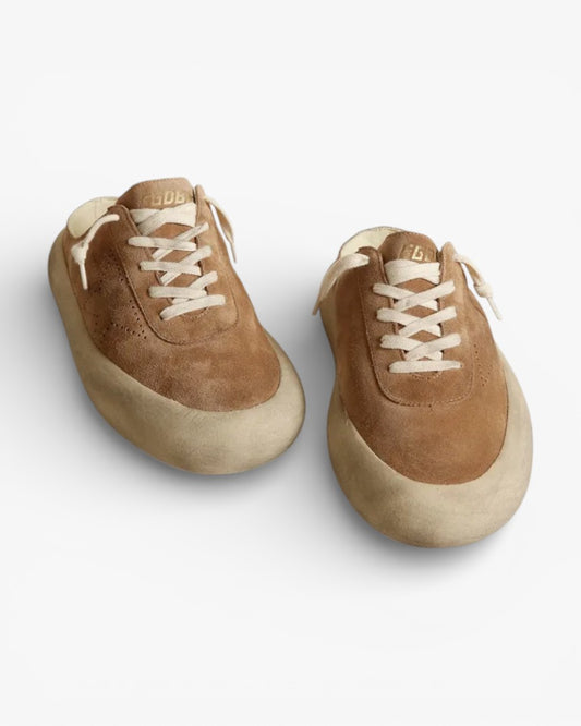 Golden Goose Space Star Tobacco Suede Sneakers