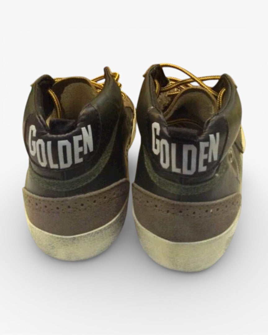 Golden Goose MID STAR Green Handcrafted Sneakers High-End Custom Couples Size 34-46