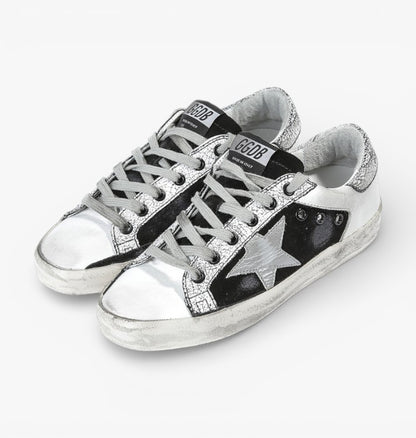 Golden Goose Super-Star Sneakers Leather Leather Star British