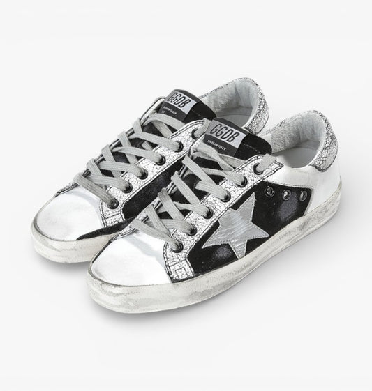 Golden Goose Super-Star Sneakers Leather Leather Star British