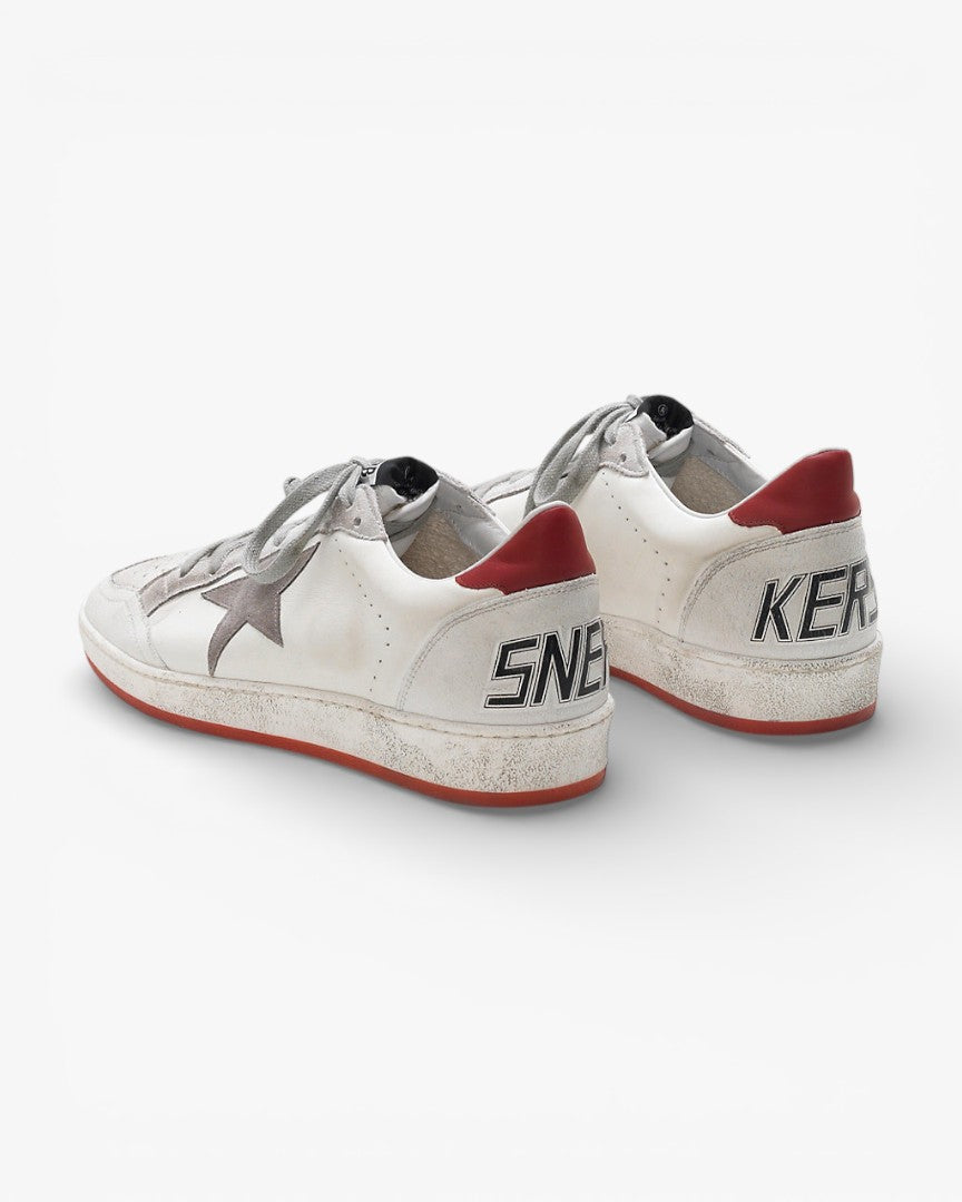 Golden Goose Ball Star Calf Leather Nubuck Star Sneakers