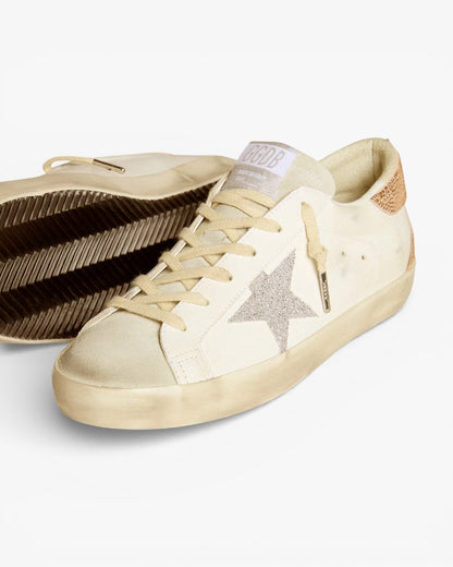 Golden Goose Women’s Super-Star Leather Swarovski Crystal Star Heel Tab