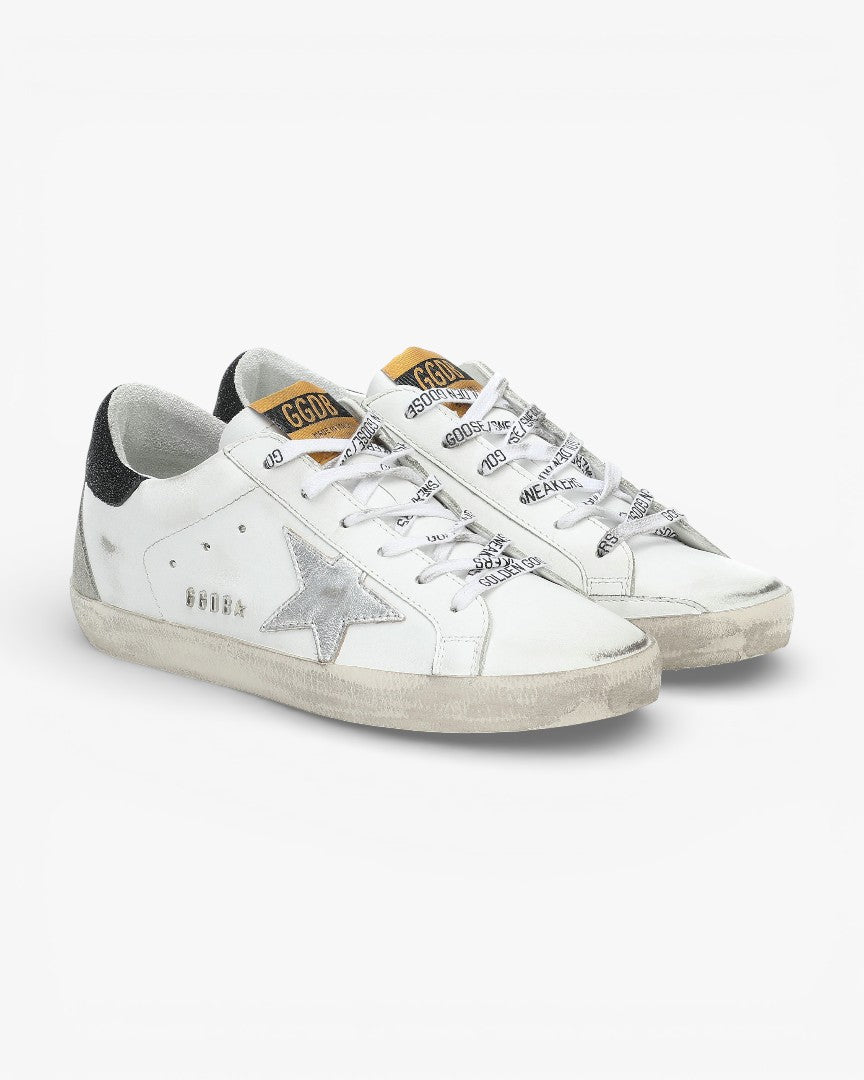 Golden Goose Super‑Star Sneakers Nappa Leather Silver Star