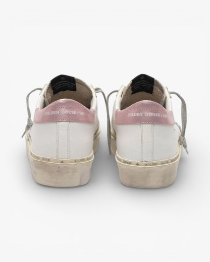 Golden Goose Hi-Star Sneakers Glittery Star Laminated Heel Tab