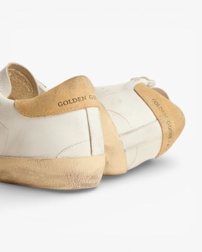 Golden Goose Old School Sneakers Pink Glitter Star Sand Suede Heel Tab
