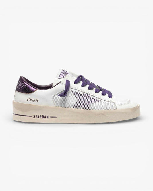 Golden Goose Metallic Purple Star Stardan Sneakers