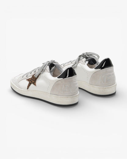 Golden Goose Ball Star Calf Leather Pony‑Skin Star Sneakers